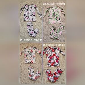 Posh Peanut Floral Long Sleeve Pajama Sets